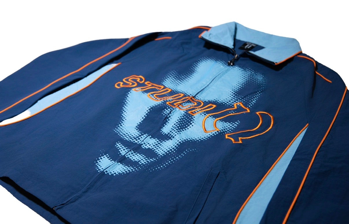 Grace Jones Track Jacket Blue
